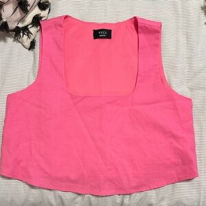 Vici Vibrant Pink Crop Top